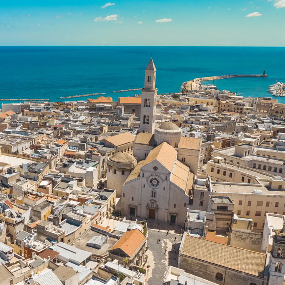 Panoramic view of Bari