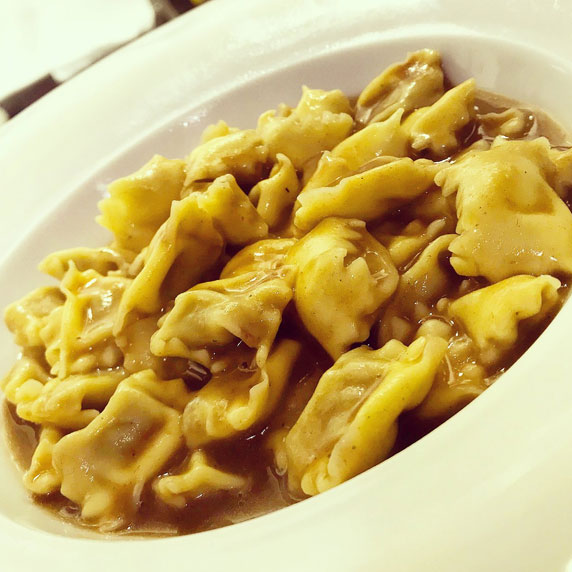Typical Piedmontese artisanal pasta in Turin