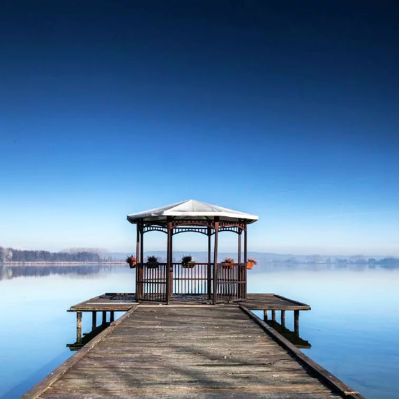 Lago di Candia on the outskirts of Turin